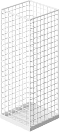 F Fityle Umbrella Stand Storage Bin Portable with Stable Base Freestanding Organizer Umbrella Holder Rack for Indoor Outdoor Office, White