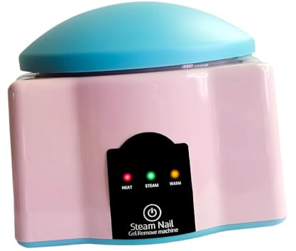 MERIGLARE Nagellackentferner Maschine Professionelles Maniküre-Werkzeug Gel-Nagellackentferner Nageldampfer, Rosa