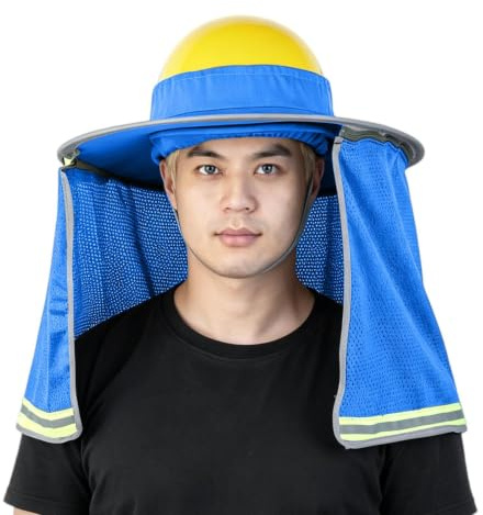 Sombra para casco de seguridad Malla impermeable y reflectante de alta