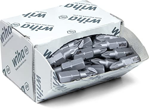 Wiha Bit Set Standard 25 mm Pozidriv (PZ1) 50-tlg. 1/4 in Großpackung (08056)