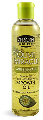African Pride Olive Miracle Anti-Breakage Maximum Strengthening Growth Oil 237 ml/8 fl.oz
