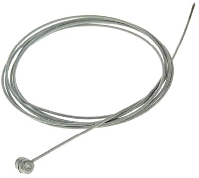 Bowdenzug Innenkabel 190 cm x 1,6 mm mit Nippel 6 x 6 mm universal verzinkt | Universales Bowden-Innenkabel mit einseitigem Rundnippel; alte Kabelhülle kann verbleiben, nur Innenzug tauschen