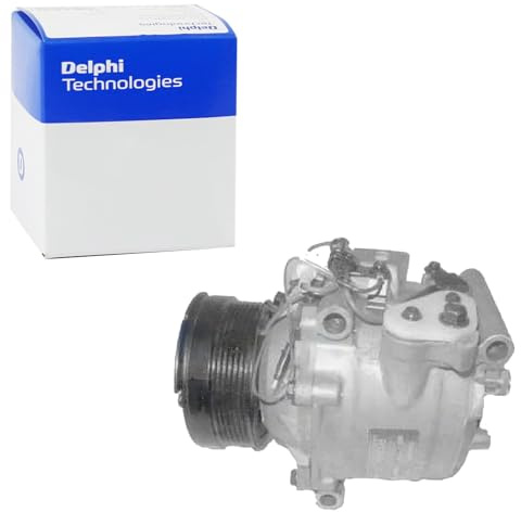 DELPHI A/C Kompressor für Klimaanlage Klimakompressor mit ID: Sanden TRS105 Scroll PAG 46 mit 100mm Riemenscheibe Kompatibel mit SAAB 9-3 Kombi YS3F 4635892 TSP0159287 | Kompatibel mit: SAAB 9-3, 9-3, 9-3 Cabriolet, 9-3 Cabriolet, 9-3 Kombi