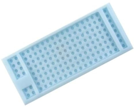 COXIMUS Silikonform Bausteine - flach | hochwertige Silikonform für Fondant und Flowerpaste | schnell & einfach zum Reindrücken | Made in Germany