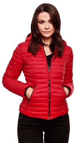 Navahoo Damen Übergangs Stepp Jacke mit Kapuze B348