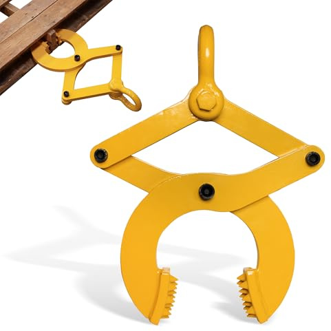 BISupply Pallet Puller Clamp, 6,000 lb pound Pulling Capacity, Pallet Grabber Hook Puller Tool for Forklift Chain