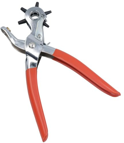 Revolving Leather Punch Pliers for Belts Cards Plastics Hole Marker 2mm – 4.5mm