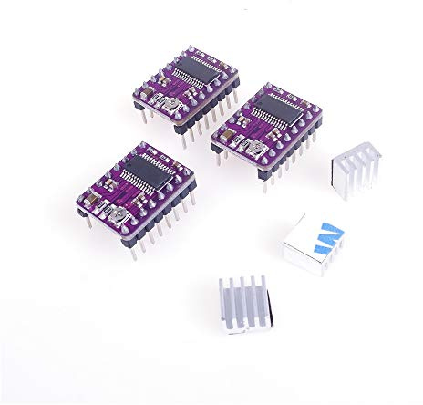 ANGEEK 3 Pcs Stepstick Drv8825 Stepper Motor Driver Reprap 4-Layer Pcb Board for 3D printer