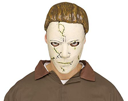 shoperama Michael Myers Memory-Flex Halb-Maske latexfrei Halloween Horror-Film Serienmörder Killer Psychopath