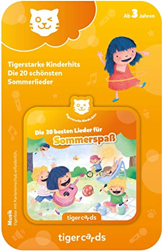 tigermedia tigercard Die 20 schönsten Sommerlieder Kinder Spaß Draußen Meer Urlaub mit Kind tigerbox Hörbox Hörspiele Hörbücher Kindermusik