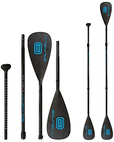 Brunelli Carbon PRO Kajak Dual Tech Paddle 2-in-1 SUP Paddel 4-teilig 180-220cm