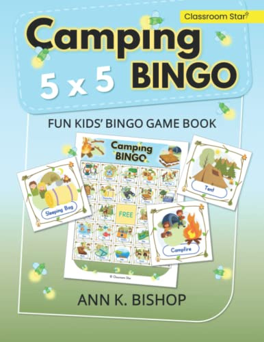 Camping Bingo: 5 x 5, Fun Kids' Bingo Game and Activity Book