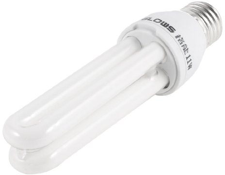 Ruilogod Badrum 2U E27 Base 220V 11W White Light lysrör Lamp