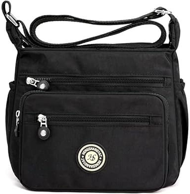 Simcat Crossbody-Tasche mit mehreren Taschen, Umhängetasche, Damen-Umhängetasche, Messenger-Tasche, Nylon, wasserdicht, für Damen, Mutter, groß