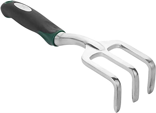 OSHIEA Cultivatore a Mano da Giardino, Mini rastrello a Mano, Strumento da Giardino a Mano, coltivatore a Mano, coltivatore Manuale, rastrello da Giardino per Giardini