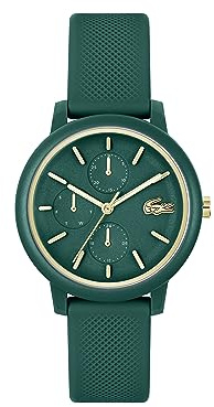 Lacoste Multi Zifferblatt Quarz Uhr für Damen Kollektion LACOSTE.12.12 Multi mit Silikonarmband