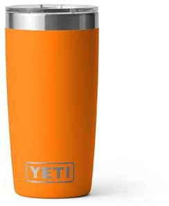 YETI Rambler Tumbler, Vacuum Insulated Stainless Steel Tumbler with Magslider Lid, King Crab, 10 oz (295 ml)
