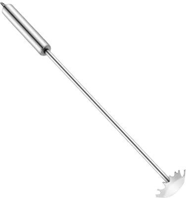 Rascador para la limpieza de la parrilla, rasqueta para barbacoa, rasqueta de alto rendimiento, limpiador de barbacoa con mango largo, herramientas de barbacoa al aire libre para entusiastas de la