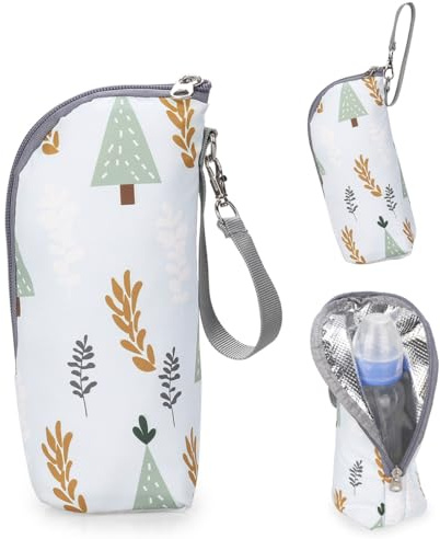 AORHOFJ 1 Stück Babyflaschen-Isoliertasche, Babyflaschen-Isoliertasche, Babyflaschen-Thermostat, tragbare Babyflaschen-Tasche für den Kinderwagen auf Reisen