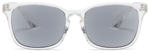ABETOS Sonnenbrille Lesebrille Damen Herren Getönte Lesebrillen mit Sonnenschutz Retro Klassischer Lesehilfe Sehhilfe mit Sehstärke, Transparente+2.75