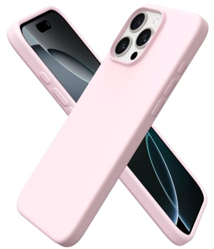 ORNARTO Kompatibel med iPhone 16 Pro Max fodral, flytande silikon smalt fodral