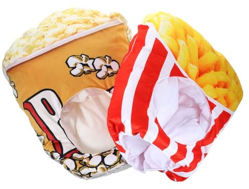 ULDIGI 1juego Sombreros Divertidos De y Papas Accesorios De Fotografía Color y Rojo