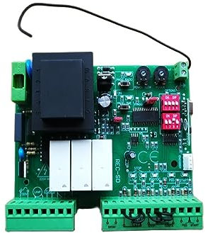 Garagedörröppnare, Dörrmotorstyrenhet Kretskort elektroniskt kort for skjutdörrsöppnare AC mo 433,92Mhz,Automatisk portöppnare(4 remote)