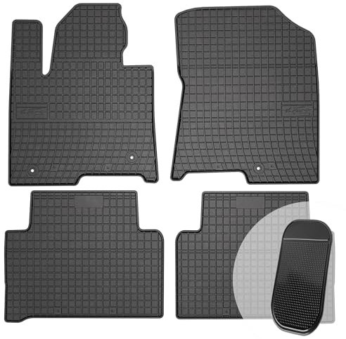 moto-MOLTICO Gummimatten Auto, 4-teiliges Set, Allwetter Gummi Fußmatten, Antirutsch & Wasserfest Autoteppiche - passend für Kia Sorento IV ab 2020, XL, Hybrid