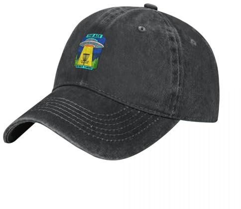 ZTQTQZZ Baumwolle Vintage Washed Denim Baseballkappe Das Ass ist da draußen – Discgolf Cowboyhut Luxus Mann Hut Golf Frauen Männer