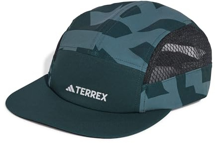 adidas Unisex Terrex Climacool 5PANEL Graphic Cap, Aurora Ivy/Preloved Teal/White, L