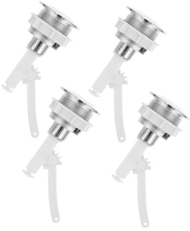 jojofuny 4stücke Toilette Spülknopf Kompatibel Mit Standard-toiletten Einfache Installation Langlebig Und Robust Für Toilettenreparaturen Und Umbauten