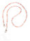 Reownest 1 Cordon Téléphone Portable Universelle avec Patch, Sangle en Cristal Coloré, Fil Anti-Perte, Charm en Pierre Naturelle, Compatible avec des Smartphones, pour Femmes et Filles -Rose
