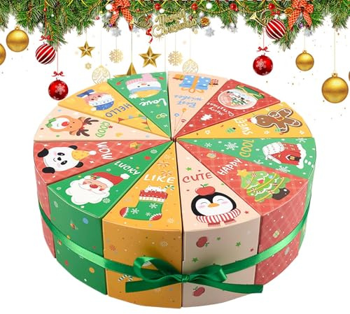 Boxen Für Adventskalender | 12-Teilige Befüllbare Lebensmittelbehälter Für Partyzubehör,Leerer Kalender Für Den Advent - Für Jugendliche Mädchen Erwachsene Schokolade