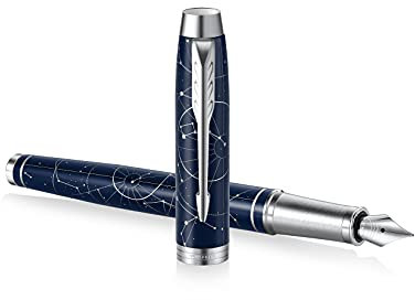 Parker IM Premium Special Edition Füllfederhalter – Midnight Astral Blue – mittlere Feder – Special Edition Geschenkbox
