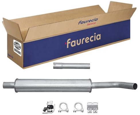 HELLA 8LC 366 025-821 Mittelschalldämpfer - Easy2Fit® Kit - mitte | Kompatibel mit: RENAULT GRAND SCÉNIC II, MEGANE II, MEGANE II Coupé-Cabriolet, MEGANE II Kombi, MEGANE II Stufenheck