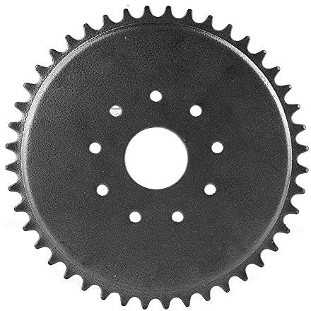 Corona D'acciaio del Dente di 9 Fori 44, Ruota Dentata a Catena per la Bicicletta Motorizzata del Motore di 49cc 66cc 80cc