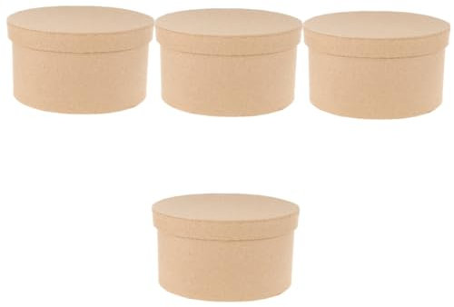 JECOMPRIS 4stücke Multi-funktionale Kleine Ovale Kartonverpackung Für Kekse Und Backwaren Praktische Tragetasche Für Oder Versand Mit Deckel
