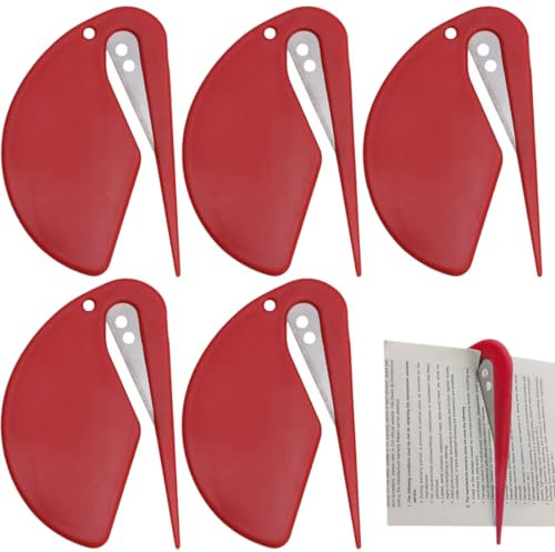 RDNKVB Taglia Nodi Gatto Pelo Lungo, Taglierina Scorrevole per Tagliacarte Tagliacarte per Natale, Pettine per Rimuovere i Nodi dai Capelli, 5 Pezzi Taglianodi Cani e Gatti Pelo Lungo