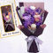 Flowers Gifts For Women - Flowers Delivery Next Day Prime, Forever Eternal Flowers, Preserved Flowers Bouquet, Purple Gifts For Women, Retirement Gifts For Women - Alternative to Fresh Flowers