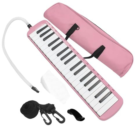 37 Tasten Melodica Instrument, Kind Mundharmonika Klavier | Melodica Musikinstrument für Kinder, Tragbares Musikblasklavier Keyboard für Kinder, Übung
