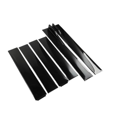 Seitenschweller Für VW Für Golf MK5 MK6 MK7 CC Für Passat Für Jetta Für Polo Für Scirocco Seitenschweller Verlängerung Schweller Lip Wing Splitter Auto Seitenschürze(2m Bright Black)