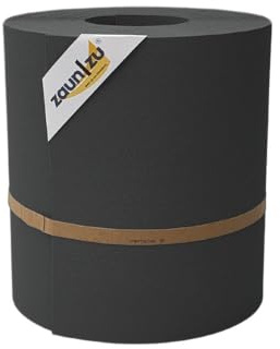 zaun|zu® Premium Maxi 26 Meter Rolle 24cm hoch | Sichtschutzstreifen PP für Doppelstabmatten UV-beständiger Sichtschutz | Zaunblende Made in Germany Anthrazit 26m