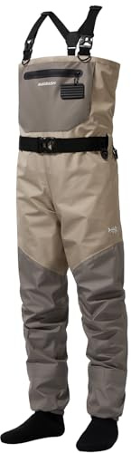 Bassdash FW08 Atmungsaktive Wathosen für Herren Wasserdichtes Fliegenfischen Brustfischen Wathose Leichtgewicht Strumpf Fuß