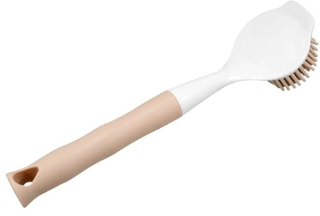 Cabilock Pot Brush Artifact Long Handle Silicone Dish Brush for Kitchen Cleaning Non-stick Pan Scrubber for Everyday Use