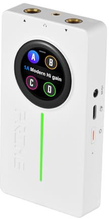 YIWEOG Multieffekt-Pedalprozessor, 134 integrierte Effekte, E-Gitarre, Bassgitarren-Pedale mit Verstärker, MIDI-Looper, Drum-Machine, Touchscreen für Performance-Übungen, Live-Streaming