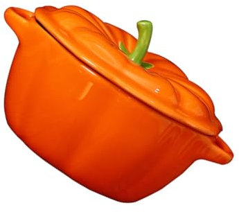 GALPADA 1pieza Tazón De Cerámica Forma De Doble Para Aperitivos y Decoración De Halloween Utensilio Multifuncional