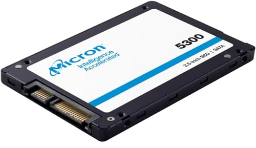 Micron Technology 5300 PRO 480GB SATA 2.5 Inch ENTERPRISE SSD Solid State Drive MTFDDAK480TDS-1AW1ZABYY (Renewed)