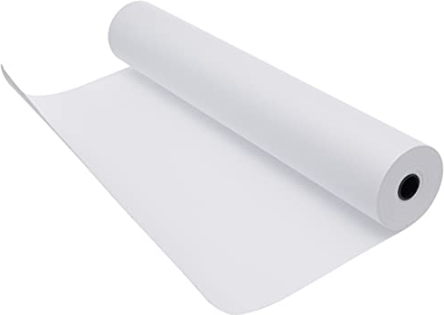 Stephens White Paper Roll 80gsm, 20m x 30cm, Ideal for Drawing, Painting, Sketches, Backdrop, Making Posters, Notice Boards and Large Art Work, Great for Use in School, Home and Office, Large Roll