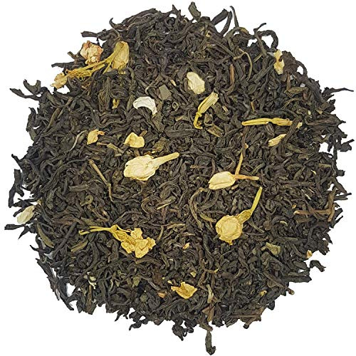 Simpli-Special Jasmine Flowers Tea 100g in Resealable Pouch | 100% Natural Loose Leaf Tea | Chinese Green Tea with Jasmine Blossom | Strong Bodied Flavour with Floral Notes | No Artificial Flavours