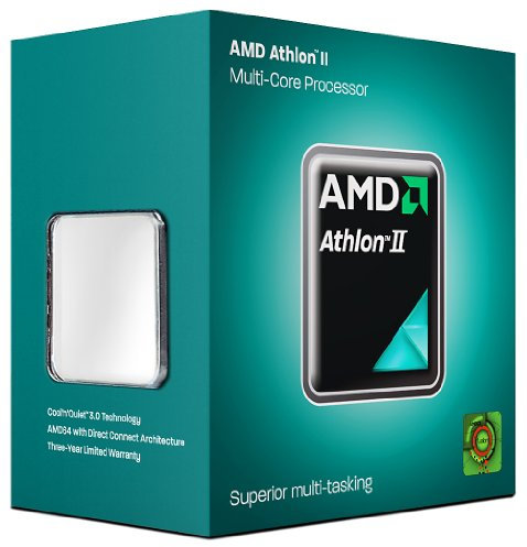 AMD Athlon II X2 245 2.9GHz 2MB L2 Caja - Procesador (AMD Athlon II X2, 2,9 GHz, Socket AM3, 45 NM, 64 bits, 3600 MHz)